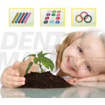 Dentist Elastic Orthodontics Cosmetic Supplies Teeth Ligature Ties Assorted Color Pack of 2080 SK-LT-H
