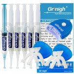 Grinigh® Teeth Whitening Kit 35% Carbamide Peroxide Teeth Whitening Gel with Free Remineralizing Syringe,Home Regular Strength Whitener System Kit