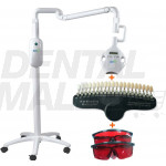 Dental Teeth Whitening Machine 8 LED Lights with 20 Colors Shade Guide for Clinic and Beauty Salon
