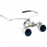Dental Surgical Binocular Loupes 2.5X420mm Optical Glass Magnifier with Adjustable Pupil Distance