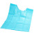 3-Ply Disposable Dental Bibs with Individual Ties | 13 x 18" Waterproof Sheets Blue Color 500 Count
